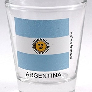 Argentina Flag Shot Glass