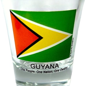 Guyana Flag Shot Glass