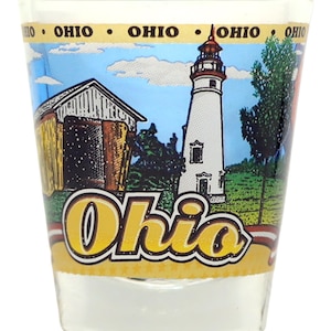 Ohio State Wraparound Shot Glass