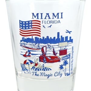 Miami Florida Great American Cities Collection Shot Glass