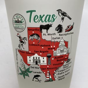 Vaso de chupito de la colección de estados de EE. UU. de Texas