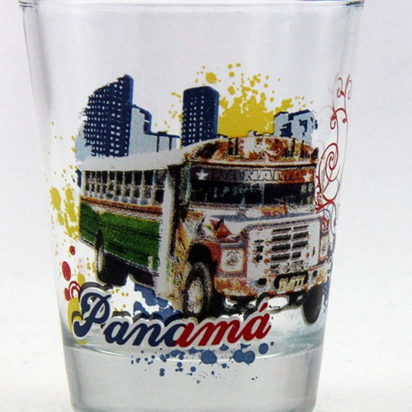 Panama Bus Shot Glass