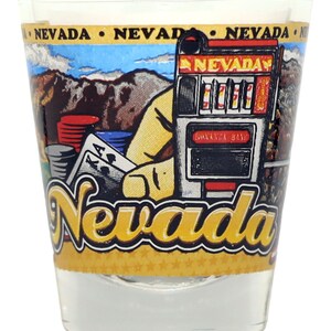 Nevada State Wraparound Shot Glass