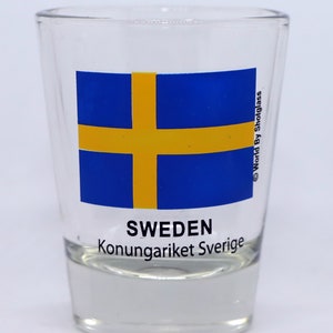 Sweden Flag Shot Glass