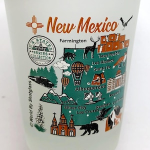 New Mexico US States Series Collection Shot Glass