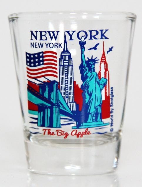 New york shot glass - Etsy 日本