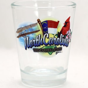North Carolina Tarheel State Elements Shot Glass