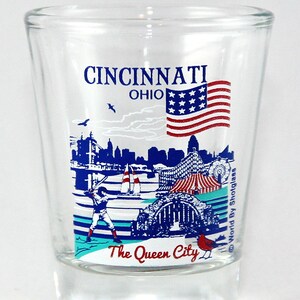 Cincinnati Ohio Great American Cities Collection Shot Glass