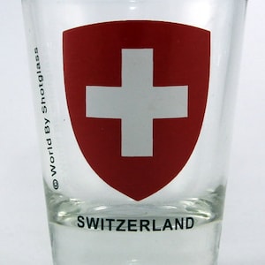 Switzerland Flag Shot Glass