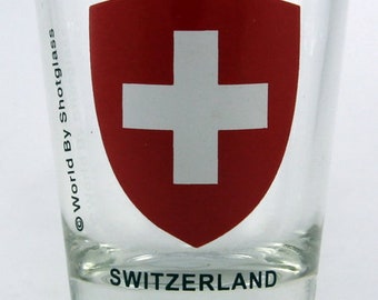 Switzerland Flag Shot Glass