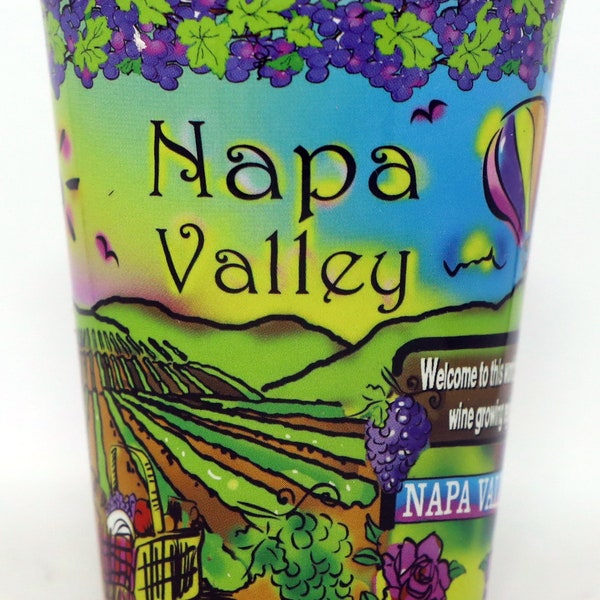 Napa Valley California Neon Shot Glass