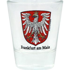 Frankfurt Am Main Germany Coat Of Arms Shot Glass