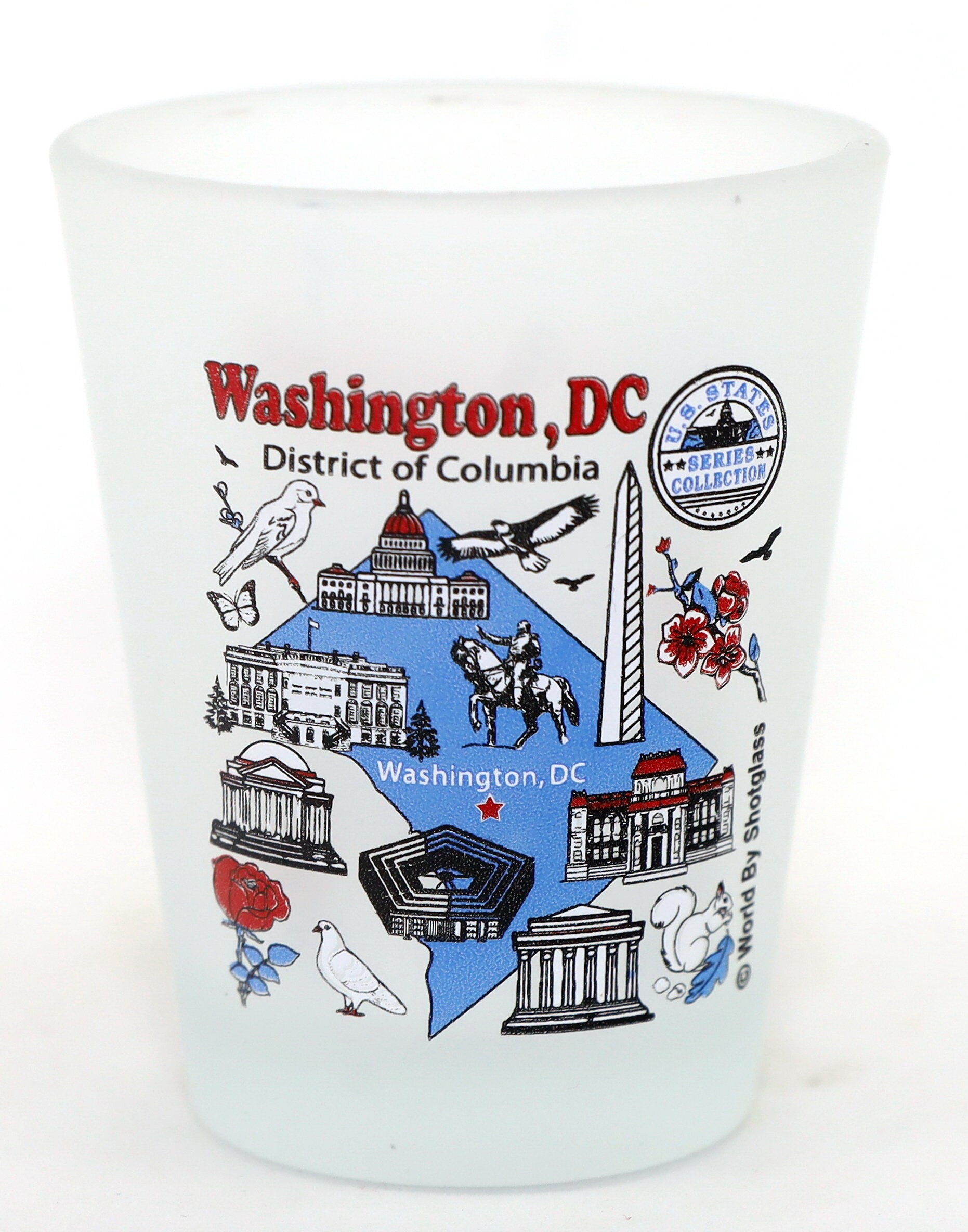 Shot Glass Coleccionable Seattle Washington – Great American Cities, 5x6 Cm, Vaso Chupito Vintage