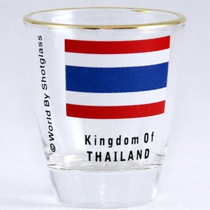 Thailand Flag Shot Glass