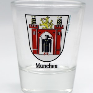 Munchen (munich) Germany Coat Of Arms Shot Glass