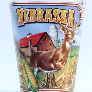Nebraska State Wandbild Schnapsglas JKS