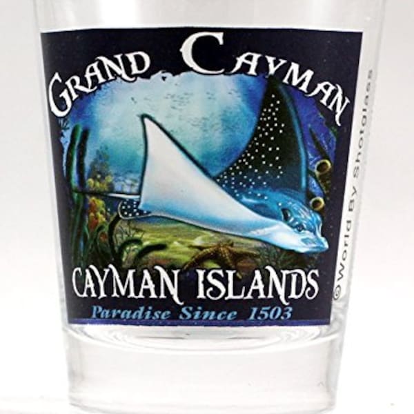 Grand Cayman, Cayman Islands Stingray Shot Glass