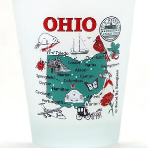 Ohio US States Series Collection Shot Glass