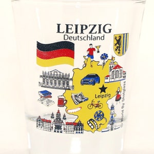 Leipzig Germany Great German Cities Collection Shot Glass