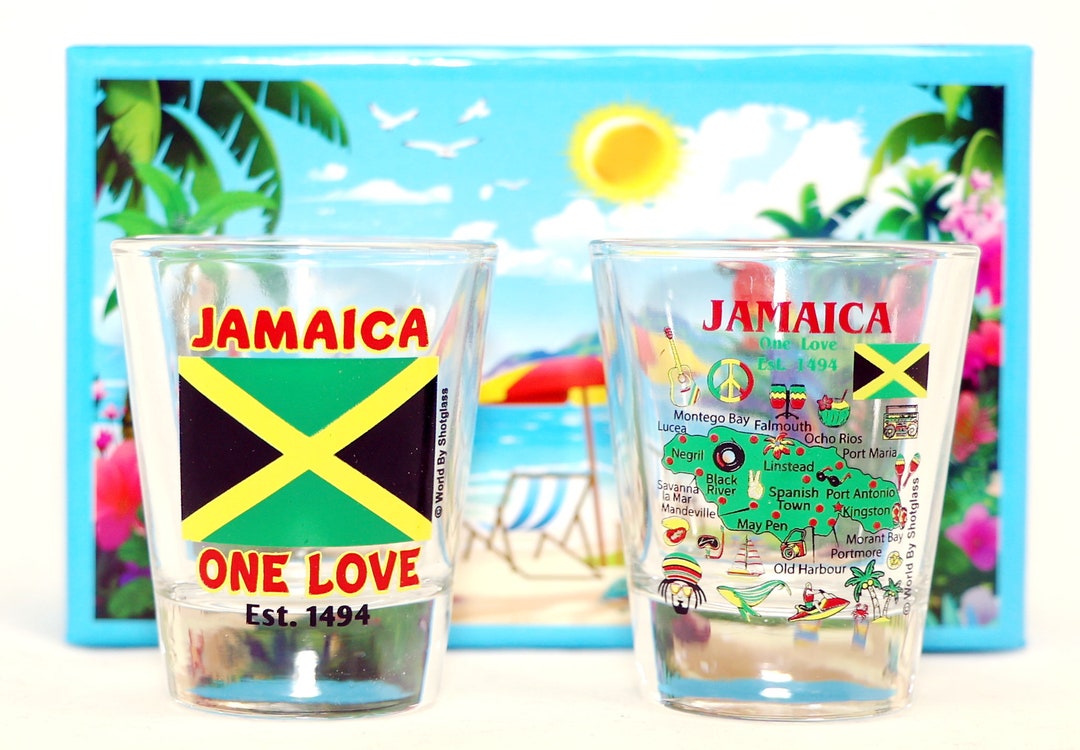 St. Croix US Virgin Islands Life's A Beach In And Out Shot Glass