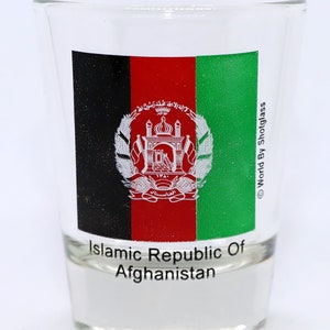 Afghanistan Flag Shot Glass