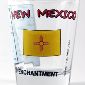 Nuevo México La Tierra del Encantamiento Estado All-American Collection Vaso de chupito