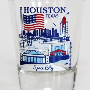 Vaso de chupito de la colección Houston Texas Great American Cities