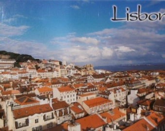 Lisbon Portugal Fridge Collector's Souvenir Magnet 2.5" X 3.5
