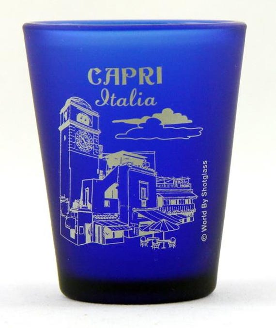 Mexico Cobalt Blue Frosted Shot Glass By World By Shotglass
