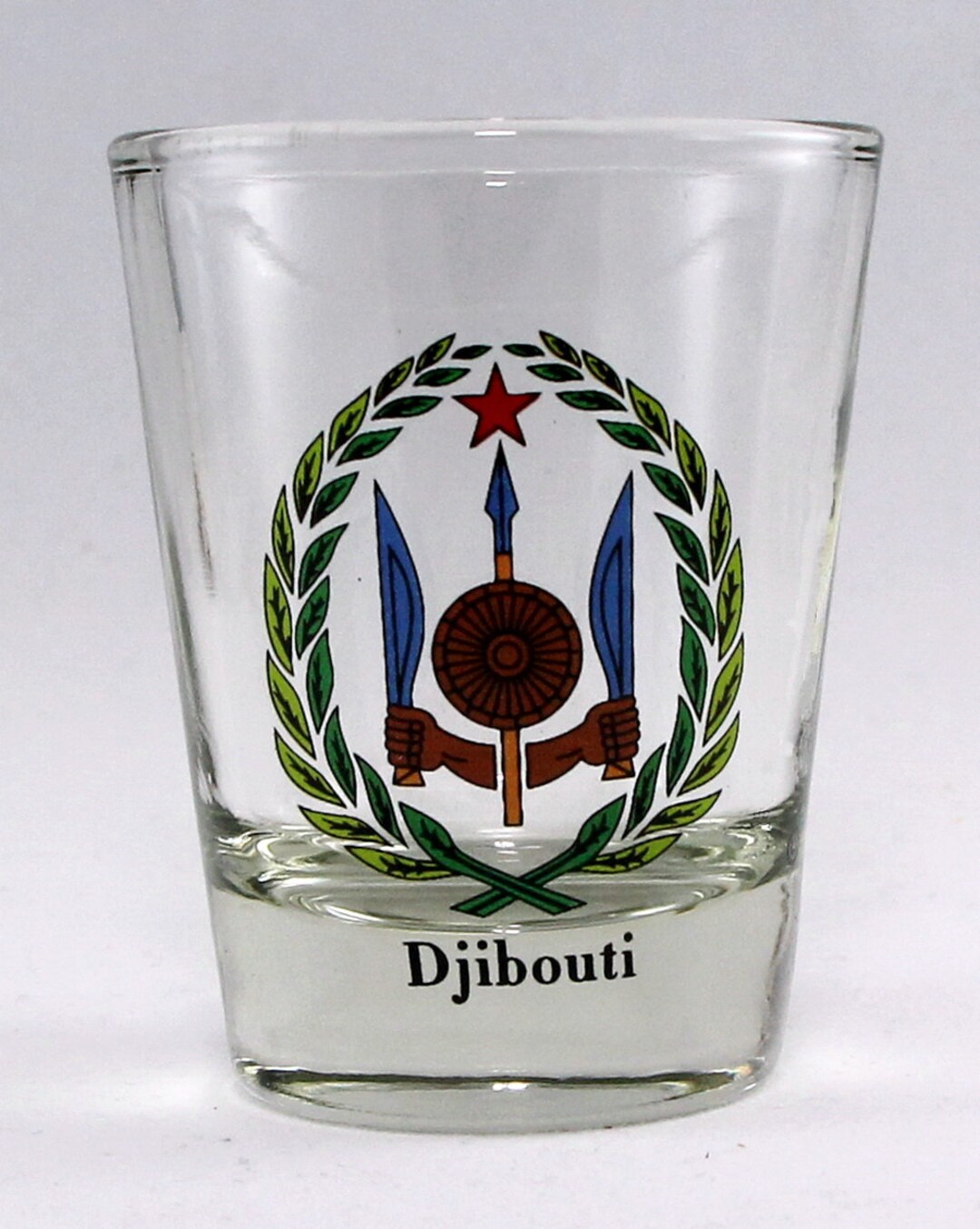 Ethiopia Coat Of Arms Shot Glass