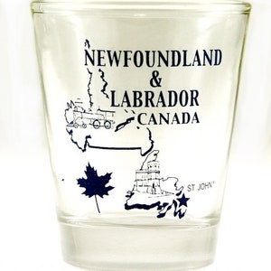 Newfoundland  and  Labrador Canada (5 In Series Of 13) Shot Glass