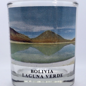 Bolivia Laguna Verde Shot Glass