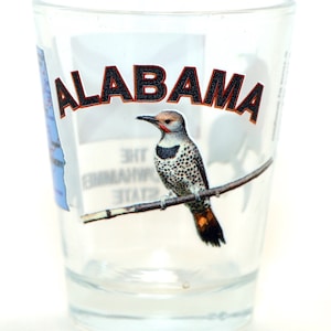 Alabama The Yellowhammer State All-American Collection Shot Glass