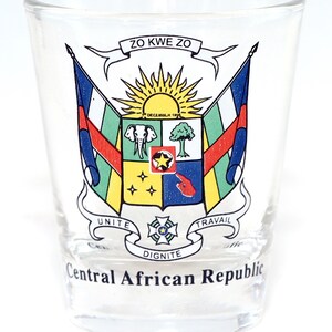 Central African Republic Shot Glass