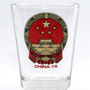 China Coat Of Arms Shot Glass