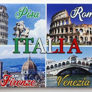 Italien Städte Collage Kühlschrank Sammler Souvenir Magnet 2,5 &quot;x 3,5&quot;