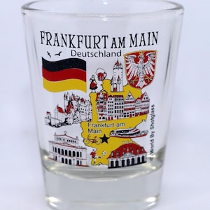 Frankfurt am Main Germany Great German Cities Collection Shot Glass