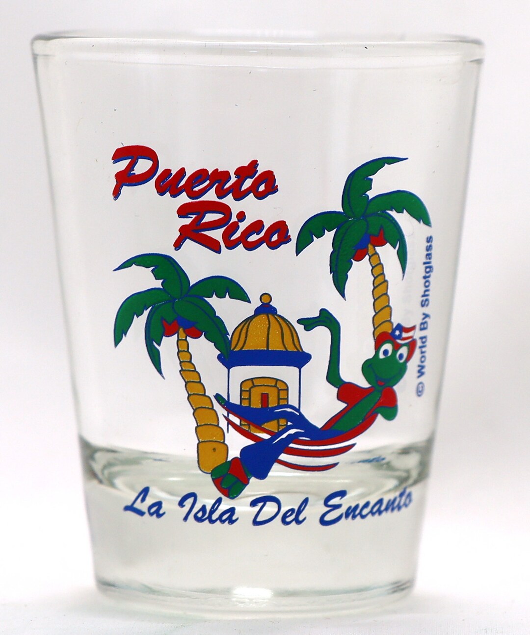 Puerto Rico Rocks Glasses Puerto Rico La Isla Del Encanto Frog Shot Glass - Etsy