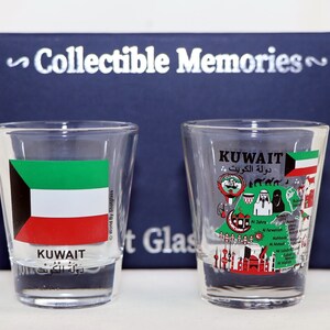 Kuwait Souvenir Boxed Shot Glass Set (set Of 2)