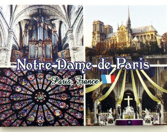 Magnete Frigorifero 3D - Souvenir Parigi Cattedrale Notre-Dame - Design Artistico Francese