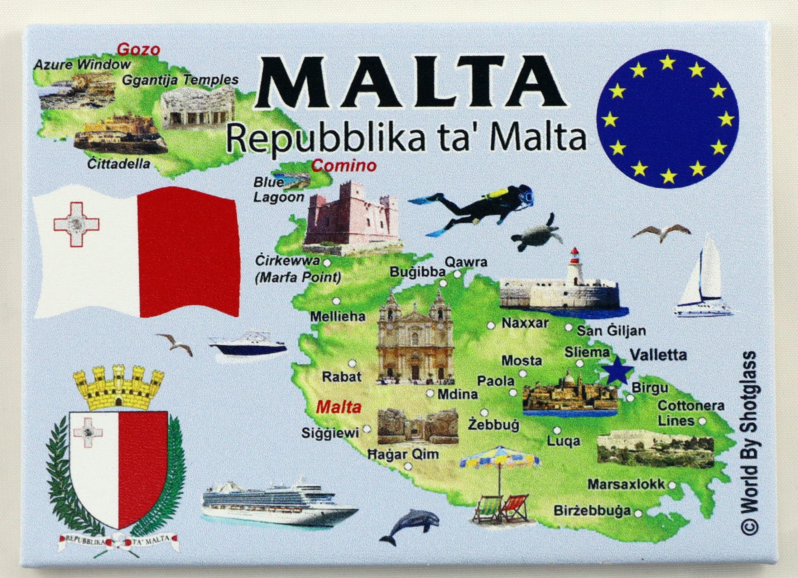 Magnete Da Frigorifero Souvenir Ungheria Serie UE - 6,3 X 8,9 Cm In Vinile Rigido Collezionabile