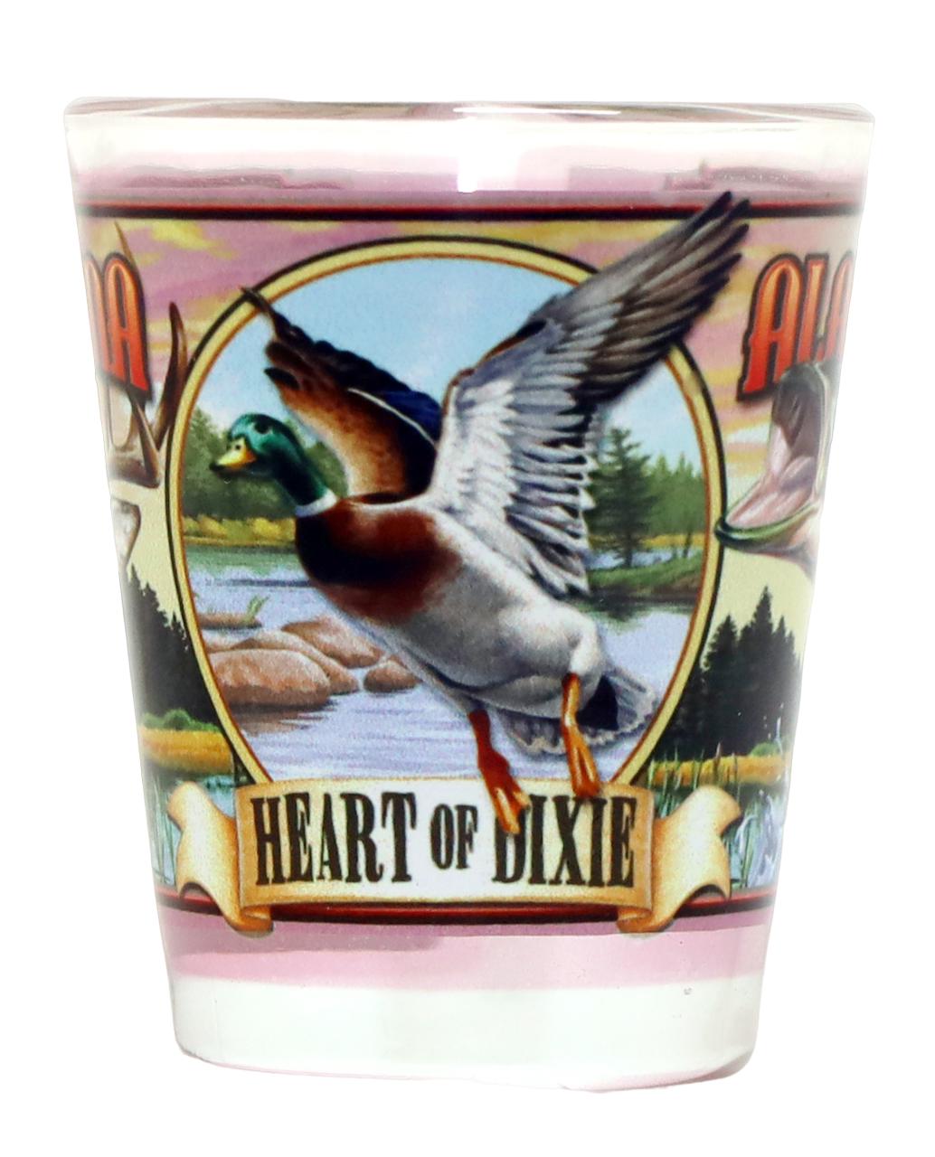 Nebraska State Mural Shot Glass - 2.25" Tall Souvenir Collectible With Wraparound Design