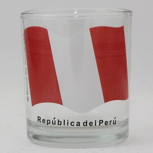 Peru Flag Shot Glass