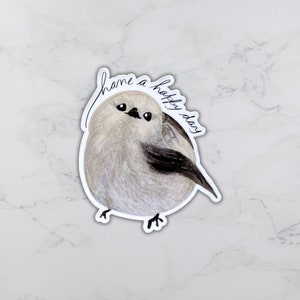 Happy Twittert Sticker, 5x5cm