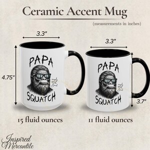 Sasquatch Mug, Cryptid Coffee Cup, BigFoot Gifts for Him image 3