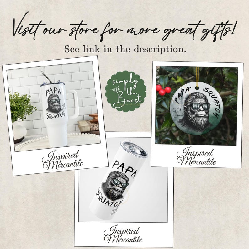 Sasquatch Mug, Cryptid Coffee Cup, BigFoot Gifts for Him image 8