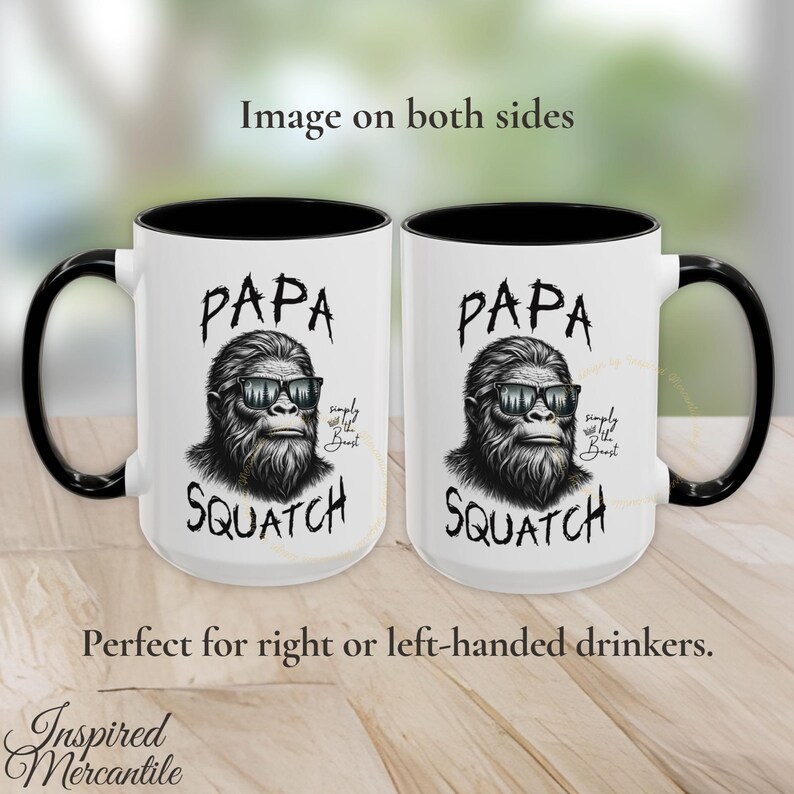 Sasquatch Mug, Cryptid Coffee Cup, BigFoot Gifts for Him image 5