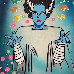 The Bride of Frankenstein Pop Art