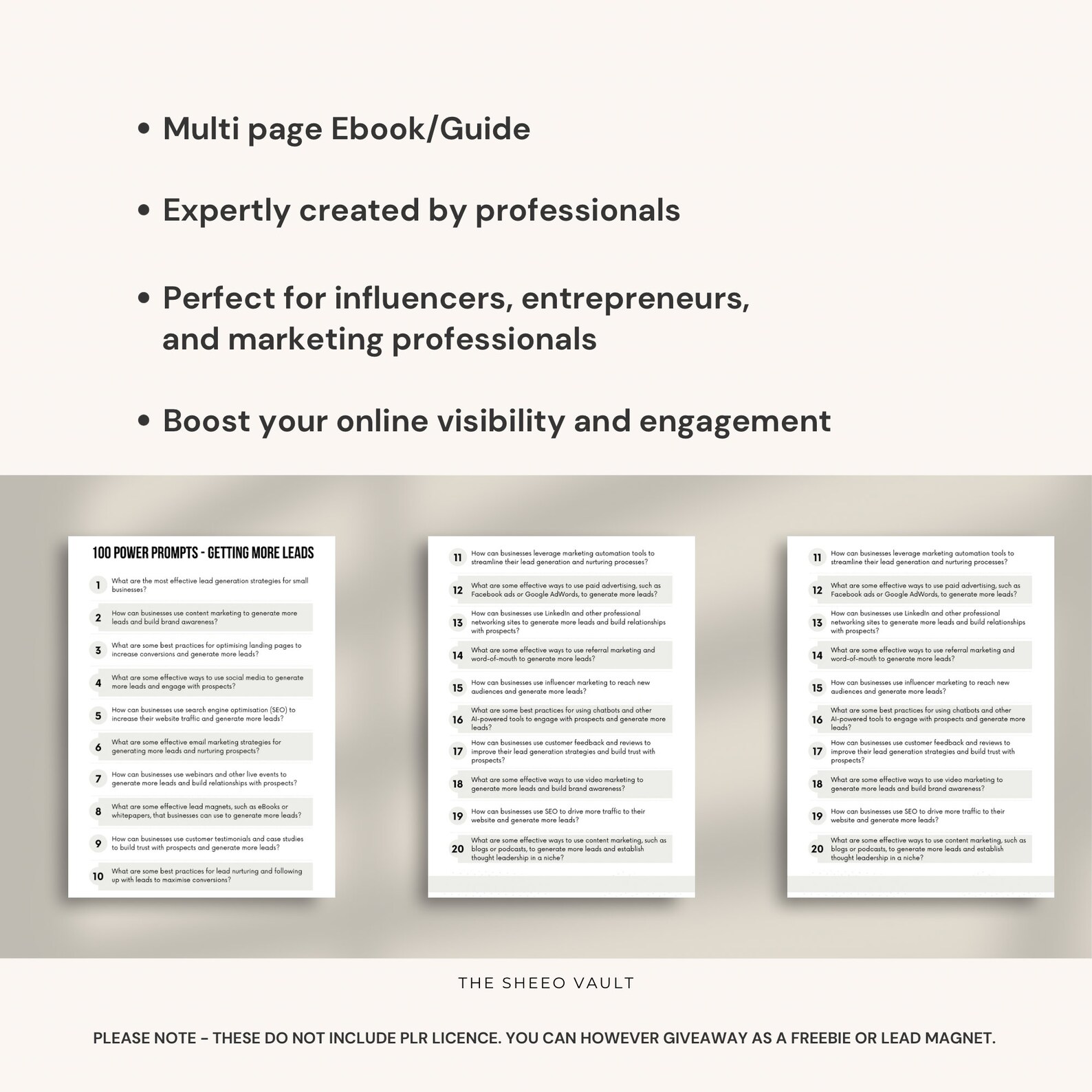 Chatgpt Power Prompts for Leads: Digital Product Prompts for Beginners ...