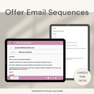 Email Marketing Done For You Emails | New Product Emails | Pre-written Emails | Email Templates | Email Marketing | Digital Marketing